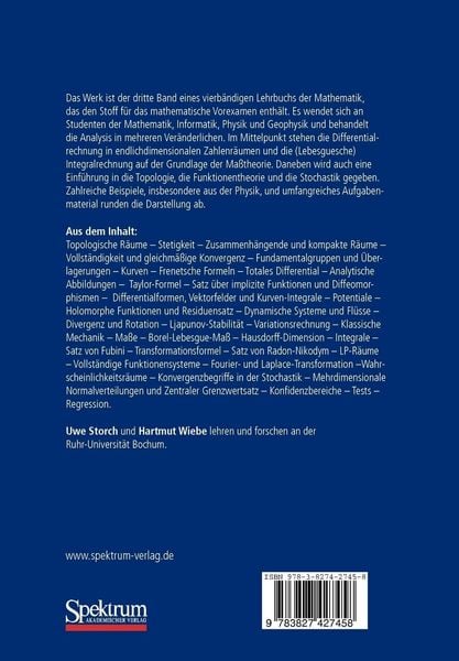 Produktbild: Lehrbuch der Mathematik, Band 3