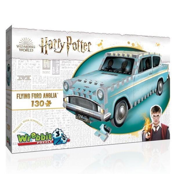 Produktbild: Flying Ford Anglia Harry Potter. 3D-PUZZLE (130 Teile)
