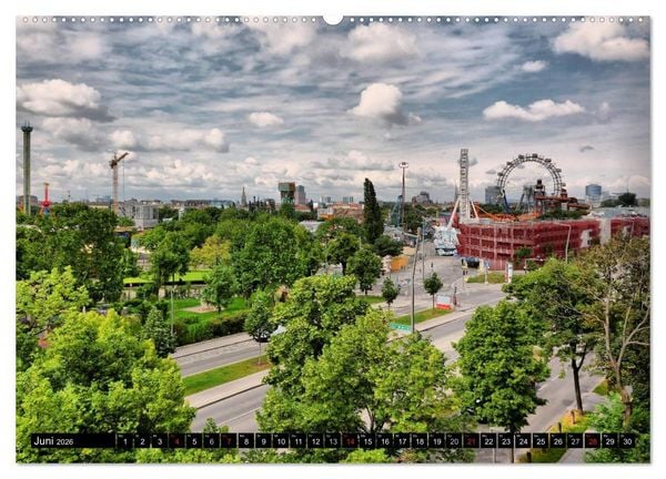 Produktbild: Wien - Haupstadt mit Charme (hochwertiger Premium Wandkalender 2026 DIN A2 quer), Kunstdruck in Hochglanz