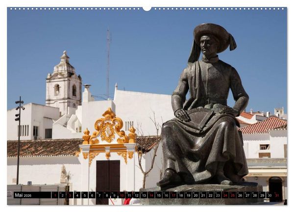 Produktbild: Die Algarve (hochwertiger Premium Wandkalender 2026 DIN A2 quer), Kunstdruck in Hochglanz
