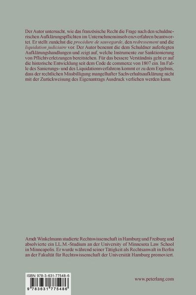 Produktbild: Aufklaerungspflichten des Schuldners im Unternehmensinsolvenzverfahren