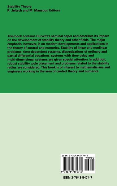 Produktbild: Stability Theory