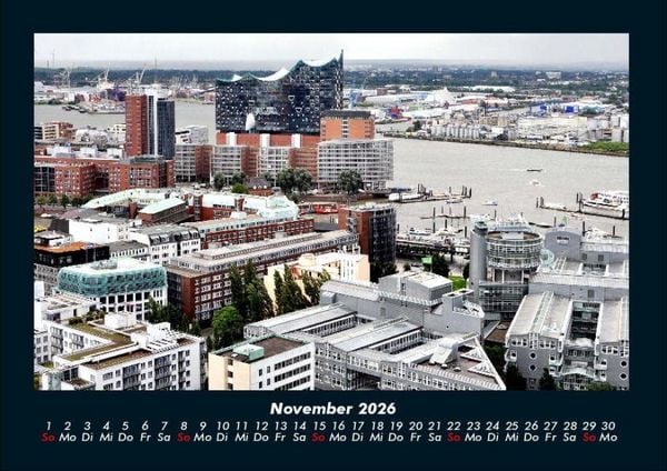 Produktbild: Hamburg 2026 Fotokalender DIN A4