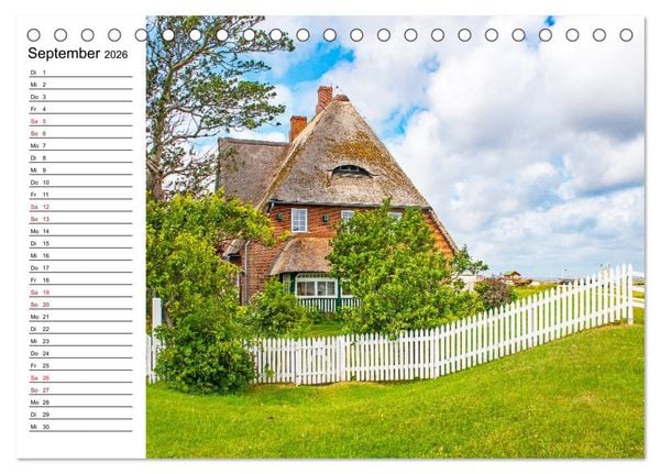 Produktbild: Hallig Hooge - Romantik Pur (Tischkalender 2026 DIN A5 quer), CALVENDO Monatskalender