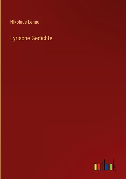 Produktbild: Lyrische Gedichte