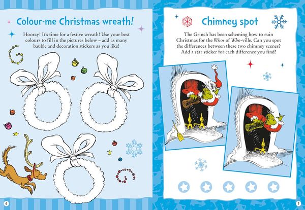 Produktbild: The Grinch Christmas Activity Book