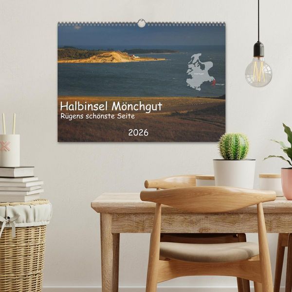 Produktbild: Halbinsel M&ouml;nchgut - R&uuml;gens sch&ouml;nste Seite (Wandkalender 2026 DIN A3 quer), CALVENDO Monatskalender