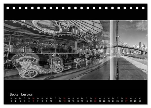 Produktbild: NEW YORK CITY H&ouml;hepunkte im Panoramaformat (Tischkalender 2026 DIN A5 quer), CALVENDO Monatskalender
