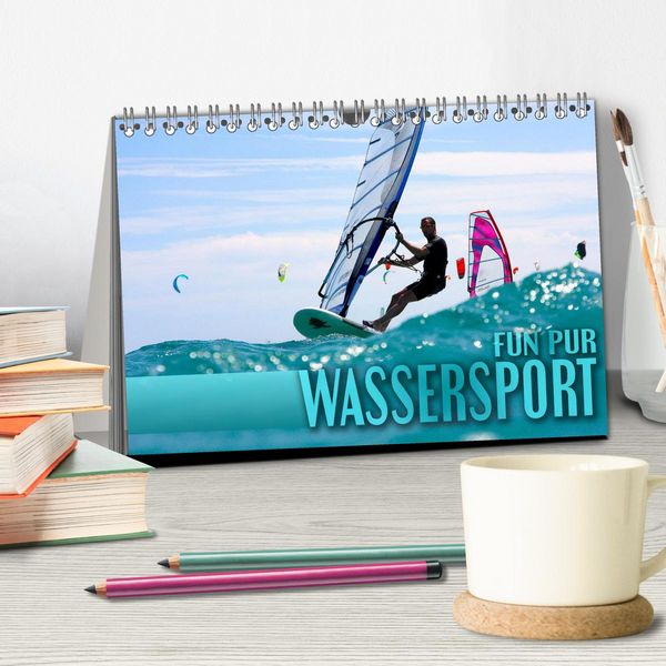Produktbild: Wassersport - Fun pur (Tischkalender 2026 DIN A5 quer), CALVENDO Monatskalender