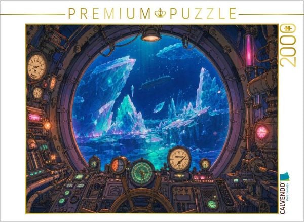 "CALVENDO Puzzle Szene aus ""20.000 Meilen unter dem Meer"" von Jules Verne | 2000 Teile Lege-Größe 90x67cm Foto-Puzzle für glückliche Stunden"