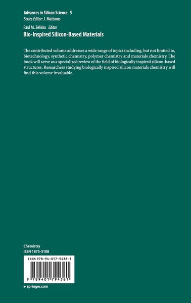 Produktbild: Bio-Inspired Silicon-Based Materials