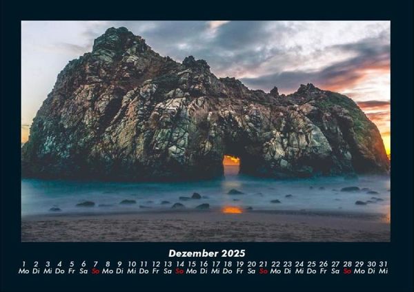 Produktbild: Landschaftskalender 2025 Fotokalender DIN A4