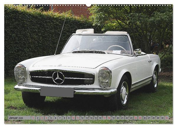 Produktbild: Oben ohne Oldtimer (hochwertiger Premium Wandkalender 2026 DIN A2 quer), Kunstdruck in Hochglanz