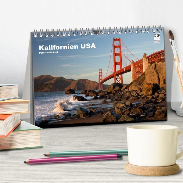 Produktbild: Kalifornien USA (Tischkalender 2026 DIN A5 quer), CALVENDO Monatskalender
