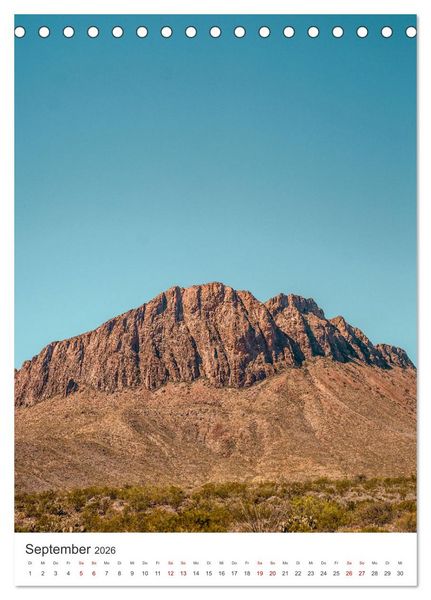 Produktbild: Texas - Eine Reise in den Lone Star State. (Tischkalender 2026 DIN A5 hoch), CALVENDO Monatskalender