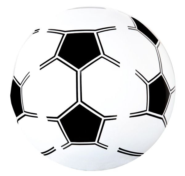 Produktbild: Splash & Fun Strandball Fu&szlig;ball, # ca. 30 cm