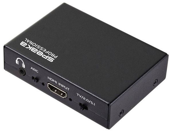 Produktbild: SpeaKa Professional Audio Extraktor SP-HDA-190 [HDMI - HDMI] 3840 x 2160 Pixel