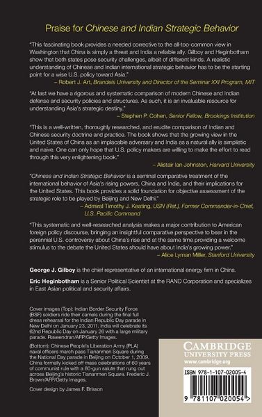 Produktbild: Chinese and Indian Strategic Behavior