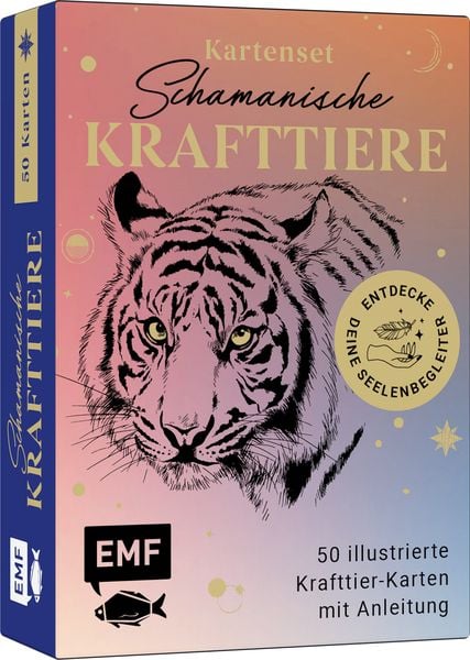 Produktbild: Kartenset: Schamanische Krafttiere &ndash; Entdecke deine Seelenbegleiter