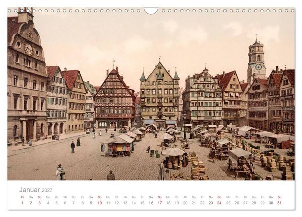 Produktbild: Deutschland um 1900 (Wandkalender 2027 DIN A3 quer), CALVENDO Monatskalender