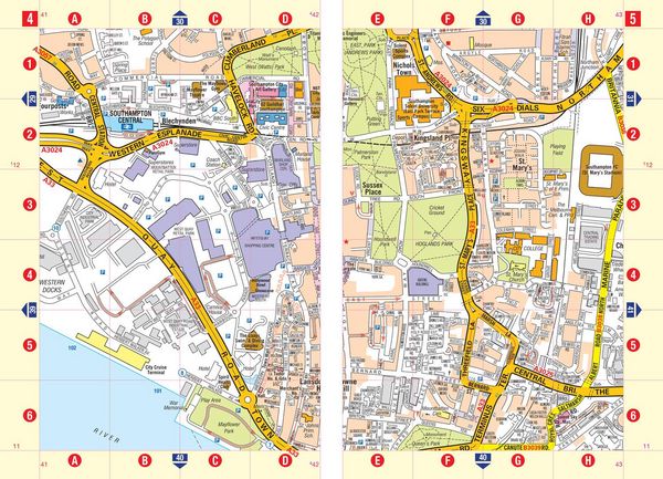 Produktbild: Southampton A-Z Street Atlas