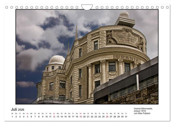 Produktbild: Jugendstil-Baukunst in Wien (Wandkalender 2026 DIN A4 quer), CALVENDO Monatskalender