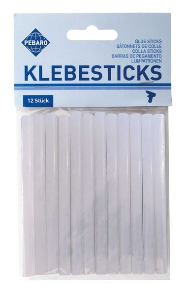 PEBARO 269ok/12 - 12 Klebesticks transparent, 7 mm Durchmesser, für Heissklebepistole