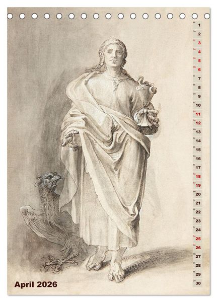 Produktbild: Jesus und die zw&ouml;lf Apostel (Tischkalender 2026 DIN A5 hoch), CALVENDO Monatskalender