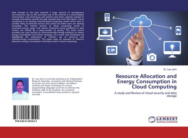 Produktbild: Resource Allocation and Energy Consumption in Cloud Computing