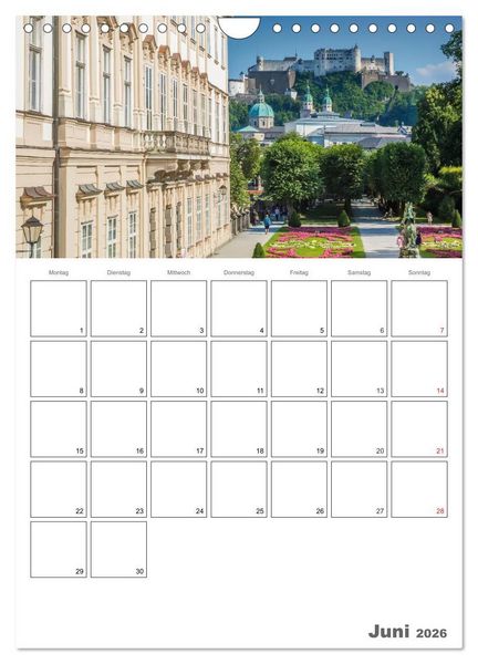 Produktbild: Bezauberndes SALZBURG / Terminplaner (Wandkalender 2026 DIN A4 hoch), CALVENDO Monatskalender