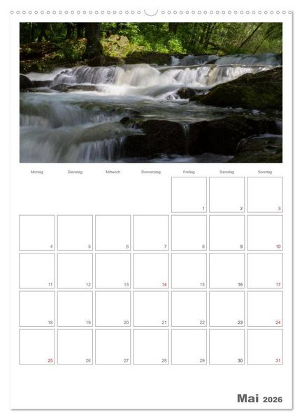 Produktbild: Harzer Wasserwelten (hochwertiger Premium Wandkalender 2026 DIN A2 hoch), Kunstdruck in Hochglanz