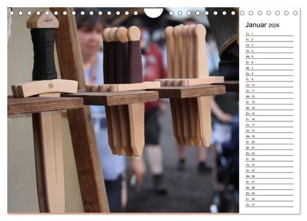 Produktbild: Mittelalter - Leben (Wandkalender 2026 DIN A4 quer), CALVENDO Monatskalender