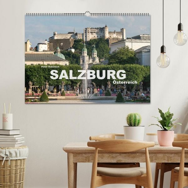 Produktbild: Salzburg - &Ouml;sterreich (Wandkalender 2026 DIN A2 quer), CALVENDO Monatskalender