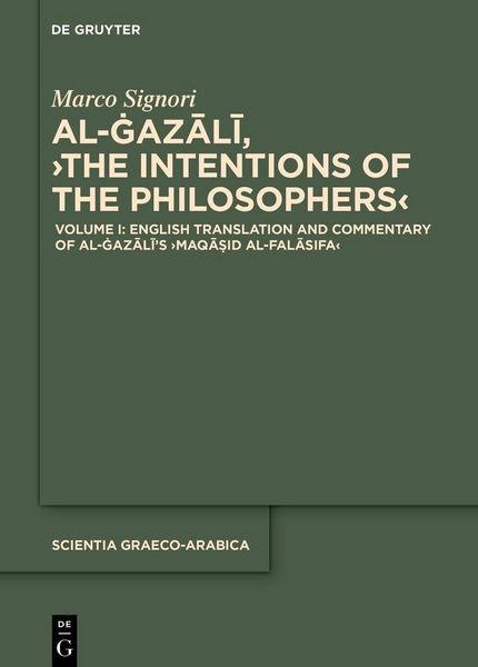 Produktbild: English Translation and Commentary of al-Gazali's >Maqa?id al-falasifa<