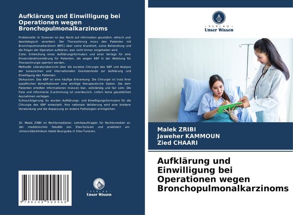 Produktbild: Aufkl&auml;rung und Einwilligung bei Operationen wegen Bronchopulmonalkarzinoms