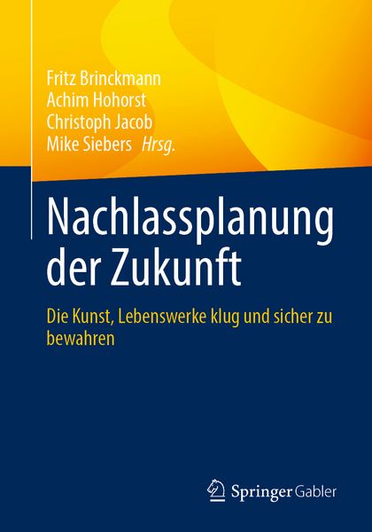 Produktbild: Nachlassplanung der Zukunft