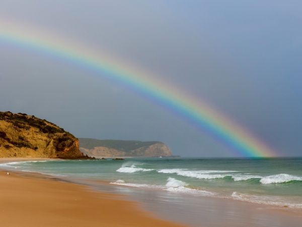Produktbild: Regenbogen am Strand von Luz (Puzzle)