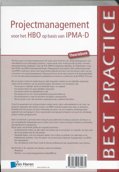 Produktbild: E.a., R: Projectmanagement Voor Het Hbo Op Basis Van Ipma-D