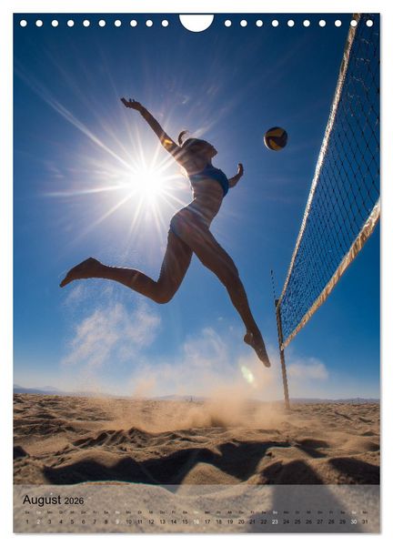Produktbild: Frauen beim Beachvolleyball - Sonne, Sand, Bewegung (Wandkalender 2026 DIN A4 hoch), CALVENDO Monatskalender