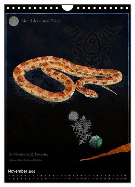 Produktbild: Medizinrad - die indianischen Monde im Jahreskreis (Wandkalender 2026 DIN A4 hoch), CALVENDO Monatskalender