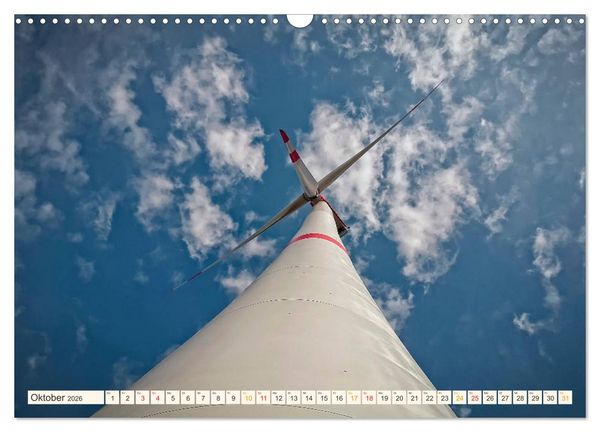 Produktbild: Windrad - Fluch und Segen (Wandkalender 2026 DIN A3 quer), CALVENDO Monatskalender