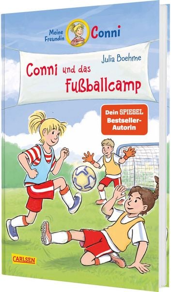 Conni Erzählbände 45: Conni und das Fußballcamp, Gebundene Ausgabe von Julia Boehme , Herdis Albrecht, Carlsen, 9783551556356