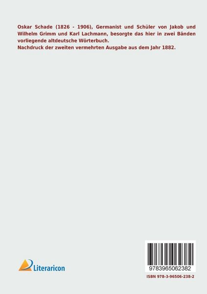 Produktbild: Altdeutsches W&ouml;rterbuch