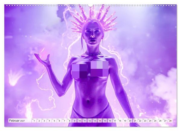 Produktbild: Verf&uuml;hrerische Superschurkinnen (hochwertiger Premium Wandkalender 2027 DIN A2 quer), Kunstdruck in Hochglanz