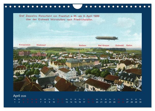 Produktbild: Historisches Frankfurt am Main von 1888 bis 1918 (Wandkalender 2026 DIN A4 quer), CALVENDO Monatskalender