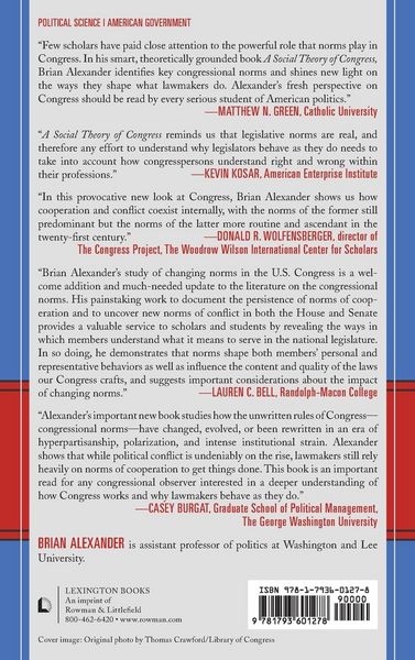 Produktbild: Social Theory of Congress