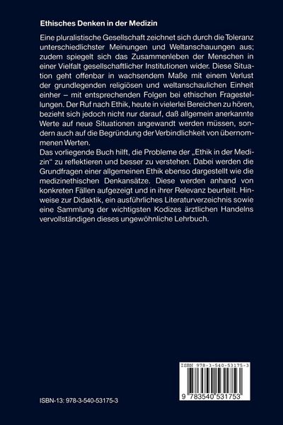 Produktbild: Ethisches Denken in der Medizin