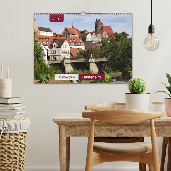Produktbild: Unterwegs in Besigheim (Wandkalender 2026 DIN A3 quer), CALVENDO Monatskalender