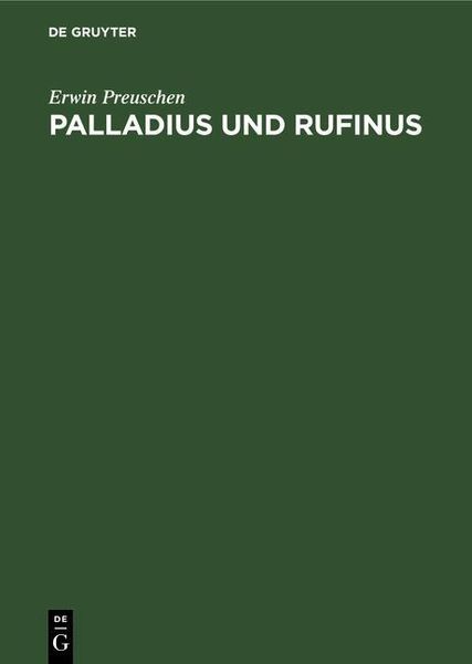 Produktbild: Palladius und Rufinus