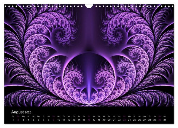 Produktbild: Die Farbe Lila (Wandkalender 2026 DIN A3 quer), CALVENDO Monatskalender